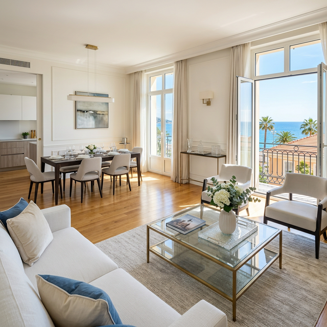 Nettoyage appartement lumineux