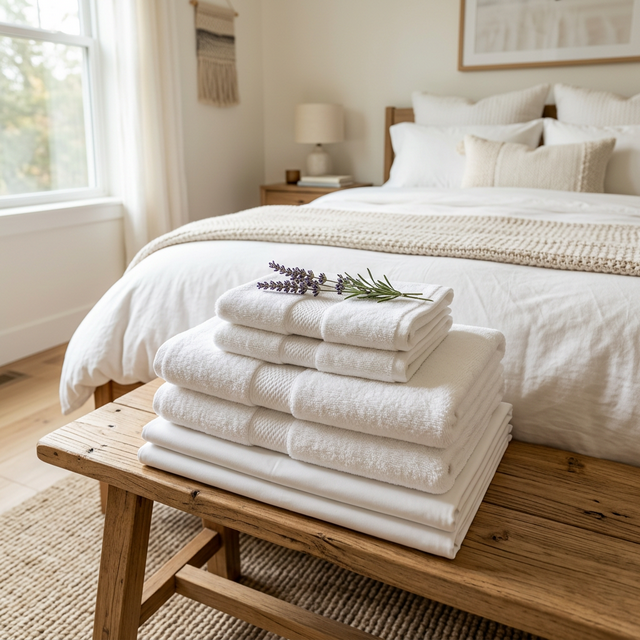 Linge de maison propre